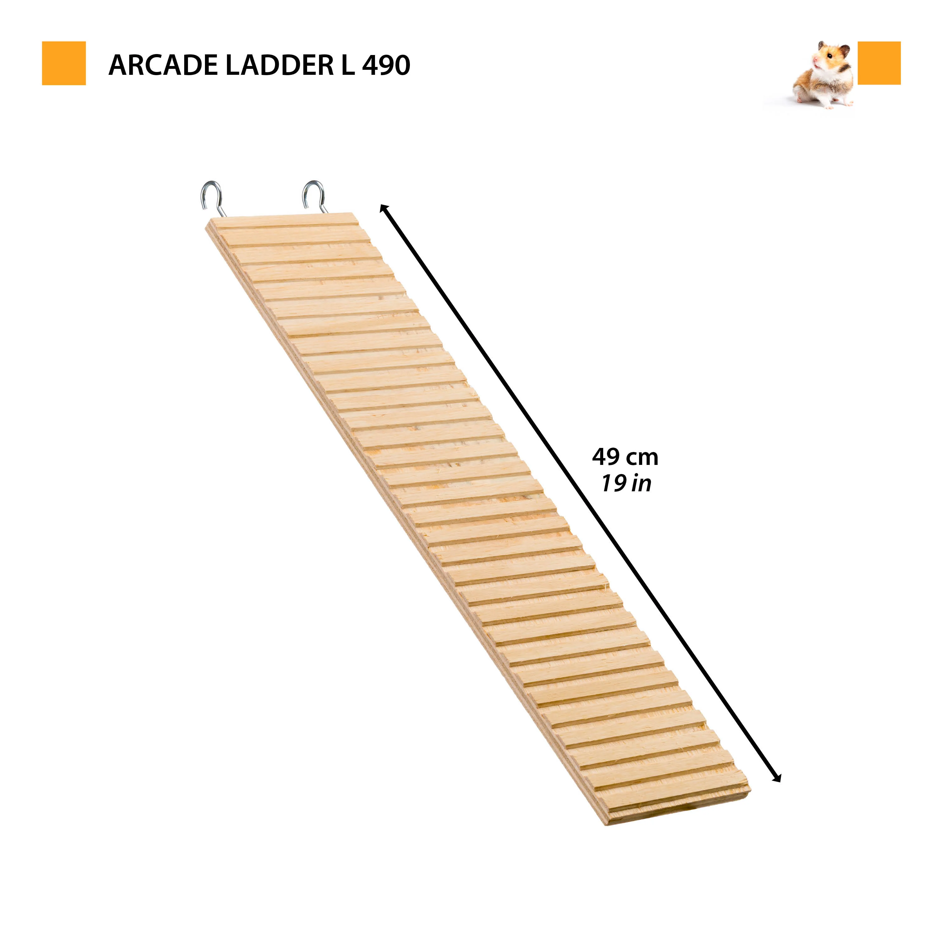 ARCADE LADDER Wooden toy for hamsters and small animals - Image 16