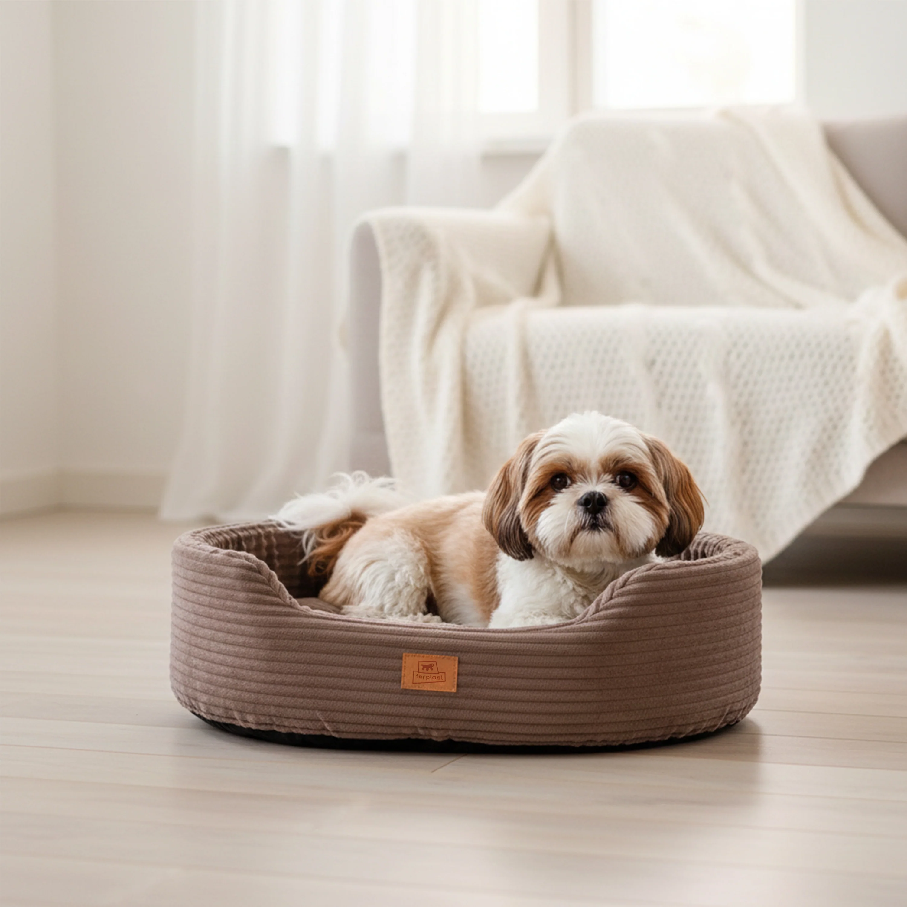 DANDY CORDUROY Sofa-style bed with removable cushion for dogs and cats - Image 13