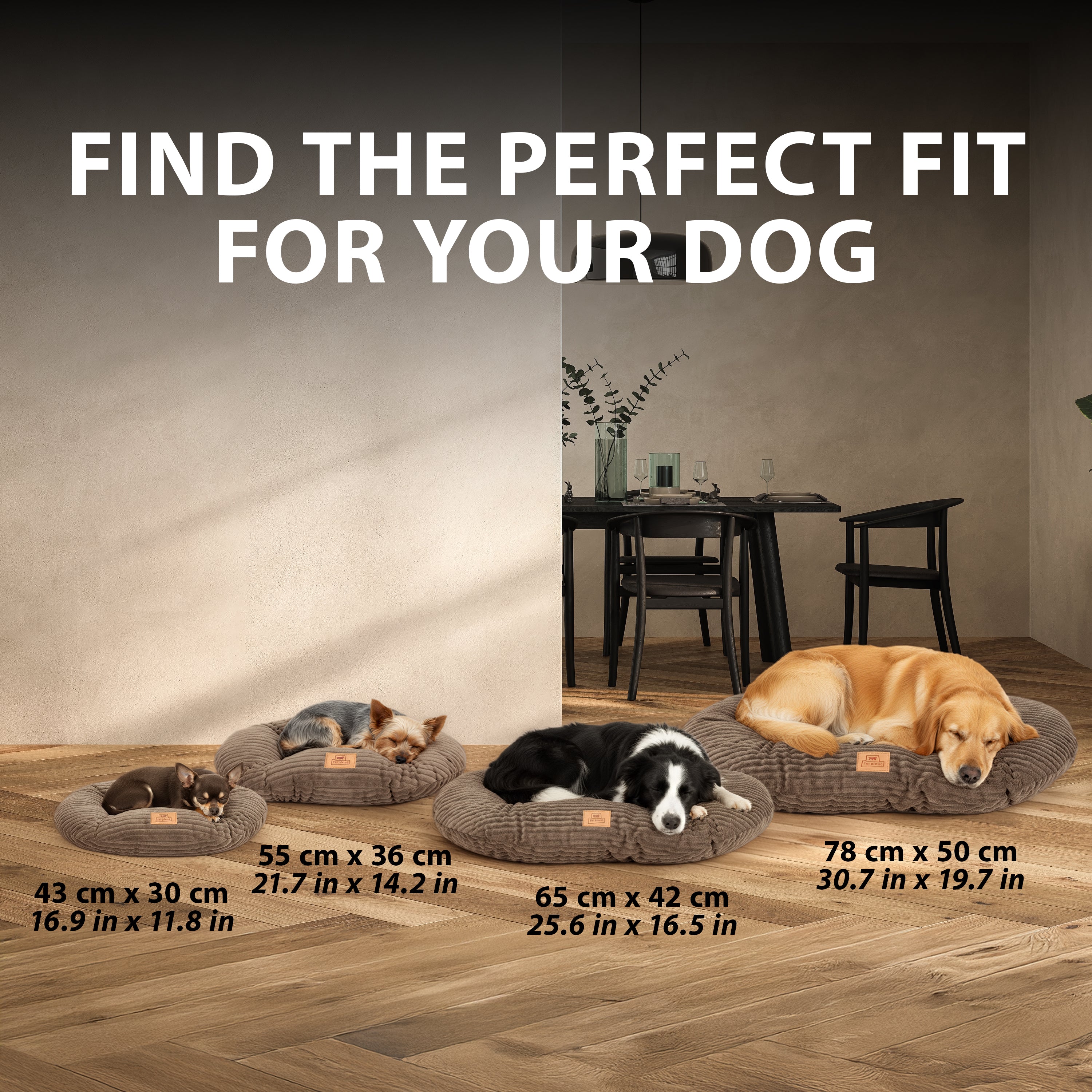 RELAX CORDUROY Oval cushion for dogs and cats - Image 42