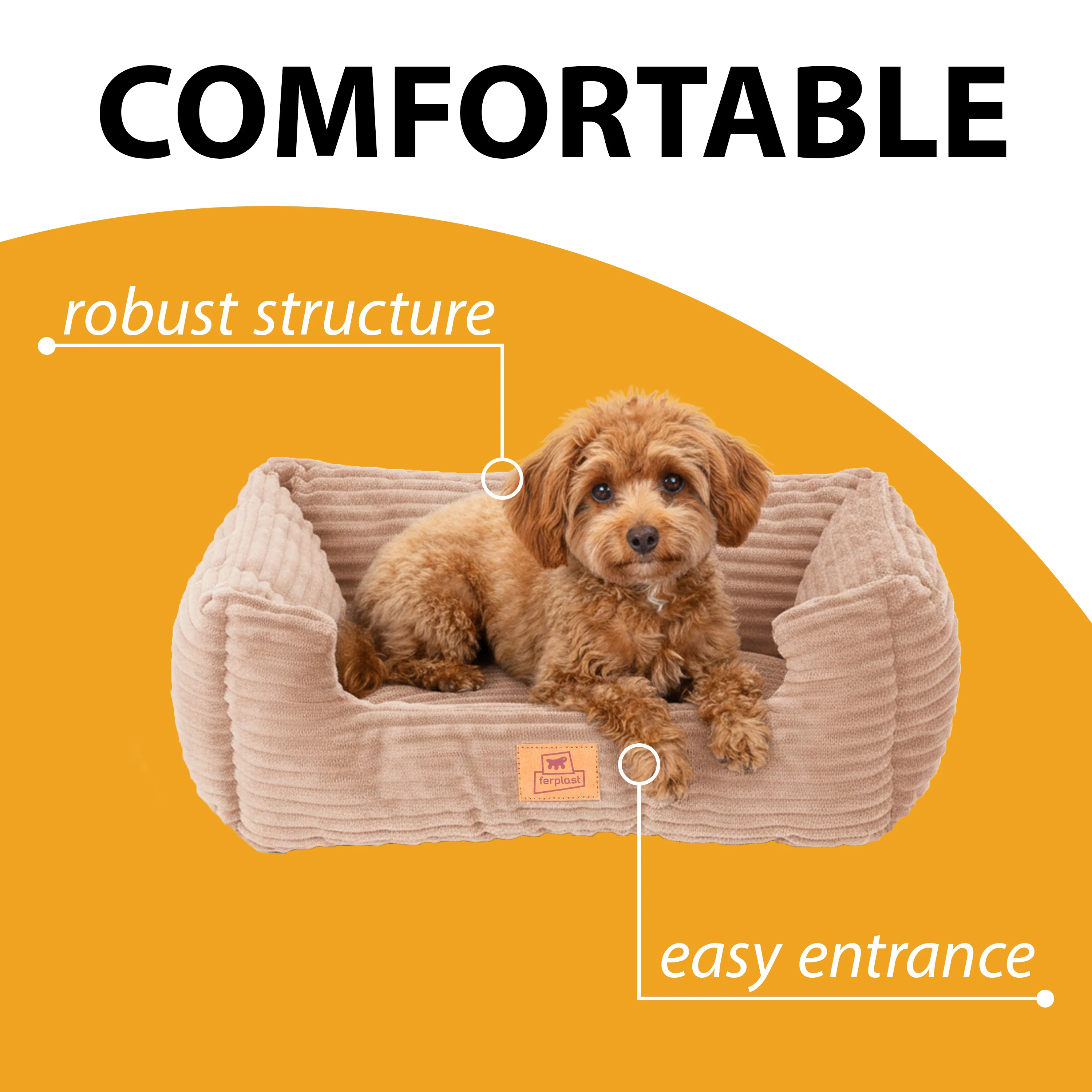 SWEETIE CORDUROY Soft bed for dogs and cats - Image 13